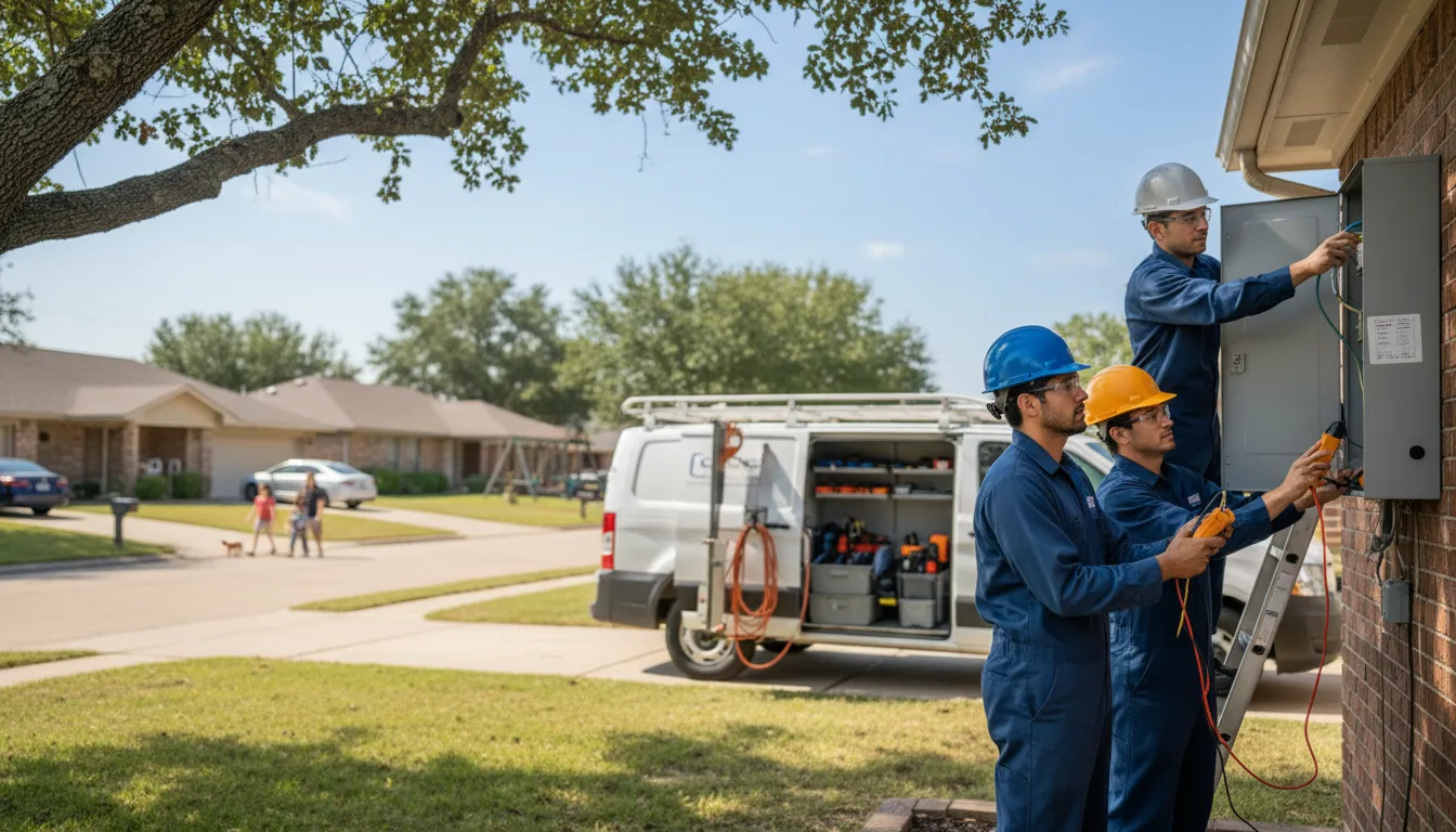 Certified electrician providing emergency electrical services in Leeton, MO
